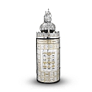 Sephardic Torah Case - Sterling Silver Sefer Torah Scroll Cases