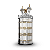 Sephardic Torah Case - Sterling Silver Sefer Torah Scroll Cases