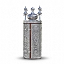 Sephardic Torah Case - Sterling Silver Sefer Torah Scroll Cases