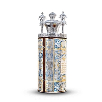 Sephardic Torah Case - Sterling Silver Sefer Torah Scroll Cases