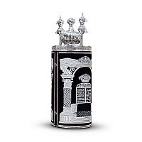 Sephardic Torah Case - Sterling Silver Sefer Torah Scroll Cases
