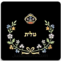 Tallit Bag Floral Design TB201-C