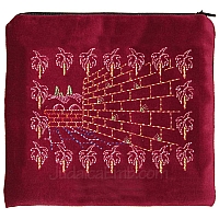 Tallit Bag Kotel Design Red