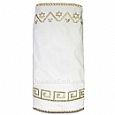 Torah Covers & Torah Mantles - White Torah covers for High Holidays