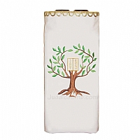Torah mantles & Torah covers - White Torah covers & High Holidays Torah mantles
