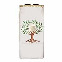 Torah mantles & Torah covers - White Torah covers & High Holidays Torah mantles