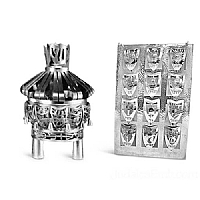 torah crown, breastplate, silver torah ornaments set