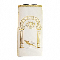 Torah Covers & Torah Mantles - White Torah covers for High Holidays