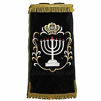 Torah Covers & Torah Mantles - White Torah covers for High Holidays