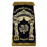 Torah mantles & Torah covers - White Torah covers & High Holidays Torah mantles