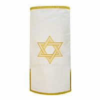 Torah Covers & Torah Mantles - White Torah covers for High Holidays