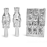 torah rimonim, breastplate, silver torah ornaments set