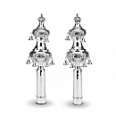 Torah Rimonim - Silver Rimonim