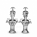 Torah Rimonim - Silver Rimonim
