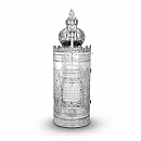Sephardic Torah Case - Sterling Silver Sefer Torah Scroll Cases