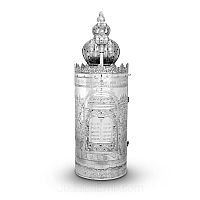 Sephardic Torah Case - Sterling Silver Sefer Torah Scroll Cases