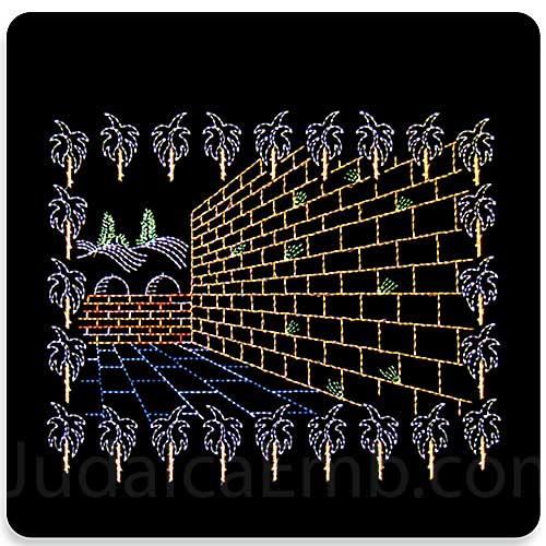 Kotel Design Tallis Bag Tallit Bags Judaica Embroidery Tallit Bag Kotel Design