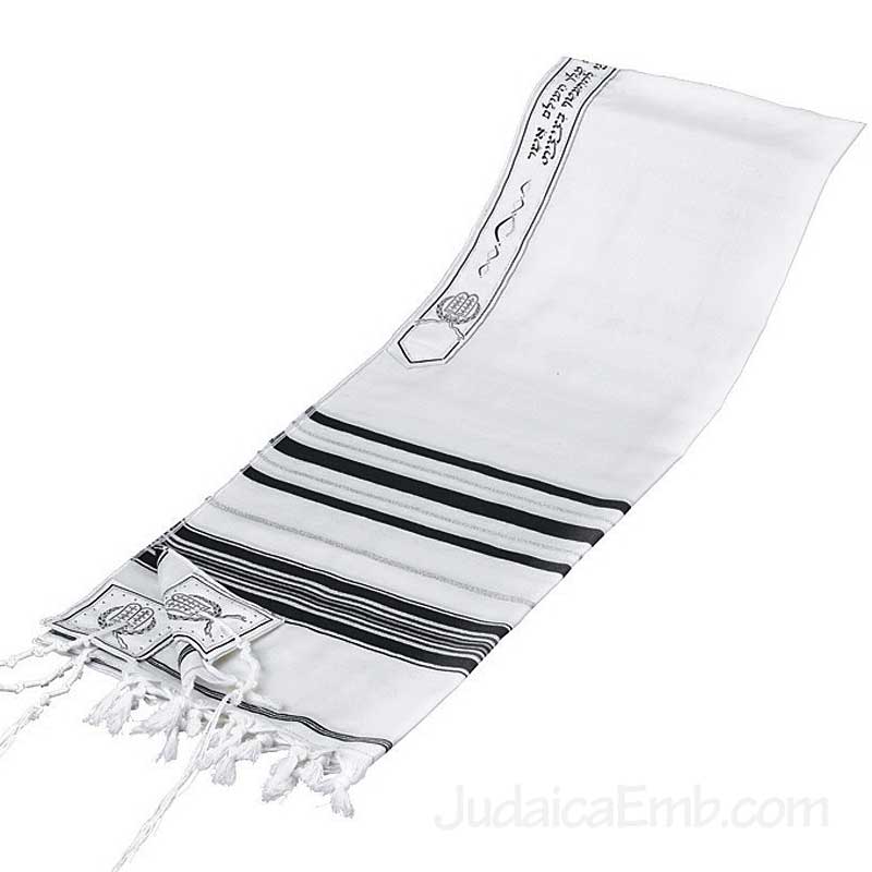 Wool Tallit TWL-BKS, Prayer Shawls